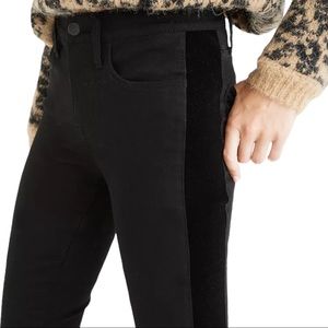 Madewell Black Tuxedo Stripe Jeans